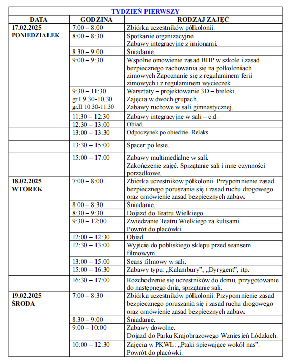 Aktualności - Szkoła Podstawowa nr 61 w Łodzi